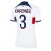 Paris Saint-Germain Presnel Kimpembe #3 Borte Drakt Dame 2023-24 Kortermet